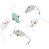Mini - Mouse, bílá, šedá myš 5 cm