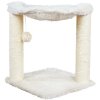 Scratching post BAZA two posts with lounger 50cm - cream