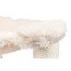Scratching post BAZA two posts with lounger 50cm - cream