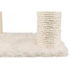 Scratching post BAZA two posts with lounger 50cm - cream