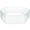 Galvanized enclosure for mice and hamsters 6 parts 48 x 25 cm, ø 90 cm