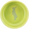 Ceramic bowl for rabbits, colored 250 ml/11 cm