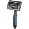 Brush with plastic bristles, non-slip handle 10x17 cm