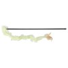 Fishing rod with plush tail and feathers 48 cm