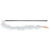 Fishing rod with plush tail and feathers 48 cm