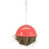 Quả bóng treo thức ăn nửa nhựa/lưới 16 cm
