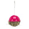 Hängender Futterball, halb aus Kunststoff/Netz, 16 cm