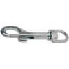Carabiner with half-round eye 13 mm
