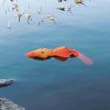 Floating orange duck with sound 50 cm
