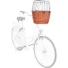 Bicycle transport basket with wire cabin 44x48x33cm, without cushion (max. 5 kg)