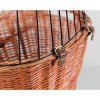 Bicycle transport basket with wire cabin 44x48x33cm, without cushion (max. 5 kg)