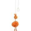 Plush chick on a rubber band 20 cm