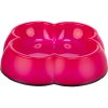 Four-leaf clover plastic bowl with rubber, 0.25 l/14 cm