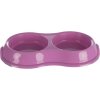 Plastic double bowl 2 x 0.2 l/ 11 cm
