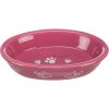 Oval ceramic bowl, multi-colored 0.2 l / 15x10 cm