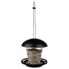 Gartenaufhängung aus Kunststoff. Rohrfutterspender mit Baldachin 900 ml/17 cm