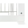 Schiebebarriere für Hunde 65-108 x 61 x 31 weiß