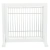 Schiebebarriere für Hunde 65-108 x 61 x 31 weiß