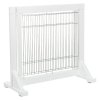 Sliding barrier for dogs 65-108 x 61 x 31 white