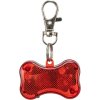 Luminous pendant red bone for dogs 4.5 x 3 cm (RP 2.10 CZK)