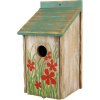 Nesting box for birds on a tree 15x28x14 cm