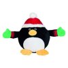 Weihnachtsrunde Figuren WEIHNACHTSMANN, PINGUIN, SCHNEEMANN 18 cm