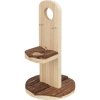 Natural Living wooden drinking stand 18x30x18 cm