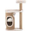 Scratching post FALCO with cylinder and rest 117 cm dark grey/brown