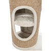 Scratching post FALCO with cylinder and rest 117 cm dark grey/brown