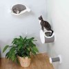 Wall scratcher plush cat cave 42x29x28 cm