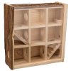 Tháp vui chơi/mê cung Natural Living cho chuột và hamster lùn, 3 tầng 30x30x10 cm