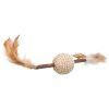 MATATABI teething stick and ball with feathers natural product