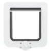 Cửa đi qua cho mèo 4 chiều 20x22cm màu trắng