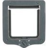 Cửa đi qua cho mèo, 4 chiều, 20x22cm, màu xám
