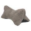 Pillow under the head BENDSON, 40x22 cm, light grey/dark grey