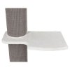 Scratching post ACADIA, 3 posts, mountable to the wall, 160 cm, gray