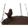 Hanging water bowl, cast iron, 250 ml / 16 cm, brown