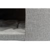 Haus/Haus KIMMY, gewebter Stoff, abnehmbarer Deckel, 72x40x40cm, grau