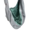 SOFT Fronttrage - Fronttrage/Tasche aus Stoff, 22 x 20 x 60 cm, hellgrau/mint (max. 5 kg)