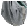 SOFT Fronttrage - Fronttrage/Tasche aus Stoff, 22 x 20 x 60 cm, hellgrau/mint (max. 5 kg)