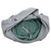 SOFT Fronttrage - Fronttrage/Tasche aus Stoff, 22 x 20 x 60 cm, hellgrau/mint (max. 5 kg)