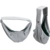 SOFT front carrier - front fabric carrier/bag, 22 x 20 x 60 cm, light grey/mint (max. 5 kg)