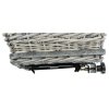 Giỏ đan bằng liễu gai vận chuyển cho giá để xe đạp phía sau - màu xám 35x49x55 cm (tối đa 8 kg)