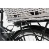 Transport wicker basket for rear bike rack - gray 35x49x55 cm (max. 8 kg)
