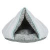 JUNIOR plush cave - tent 45 x 30 x 40 cm gray