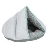 JUNIOR plush cave - tent 45 x 30 x 40 cm gray