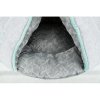 JUNIOR plush cave - tent 45 x 30 x 40 cm gray