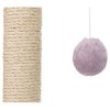 JUNIOR paw scratcher with ball on spring and rubber band 40 x 38 cm