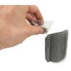 Massage brush to attach to the corner 8 x 13 cm gray