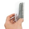 Massage brush to attach to the corner 8 x 13 cm gray